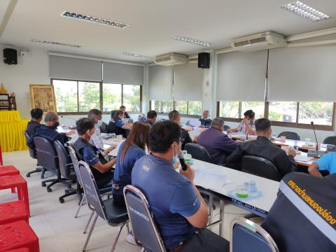 การประชุมคณะกรรมการพัฒนาเทศบาล เพื่อรับทราบการรายงานผลการติดตามและประเมินผลแผนพัฒนาเทศบาลตำบลหนองปล่อง ประจำปีงบประมาณ พ.ศ. 2565