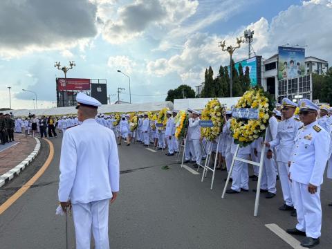 การจัดกิจกรรมเนื่องในวันนวมินทรมหาราช วันที่ 13 ตุลาคม 2567 ณ พระบรมราชานุสาวรีย์พระบาทสมเด็จพระพุทธยอดฟ้าจุฬาโลกมหาราช (ร.1)