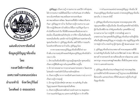 ภูมิปัญญาท้องถิ่น